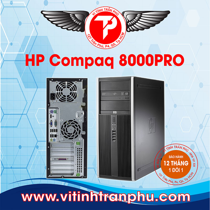 Máy Bộ Hp Compaq 8000PRO – Case lớn – cấu hình 3
